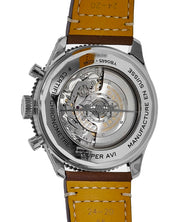  Shop Authentic Breitling Super Avi B04 Chronograph GMT 46 Mosquito Black Dial Brown Leather Strap Watch for Men - YB04451A1B1X1 - Luxxuri