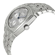  Shop Authentic Bulova Crystal Collection Phantom Silver Dial Silver Steel Strap Watch for Men - 96C002 - Luxxuri