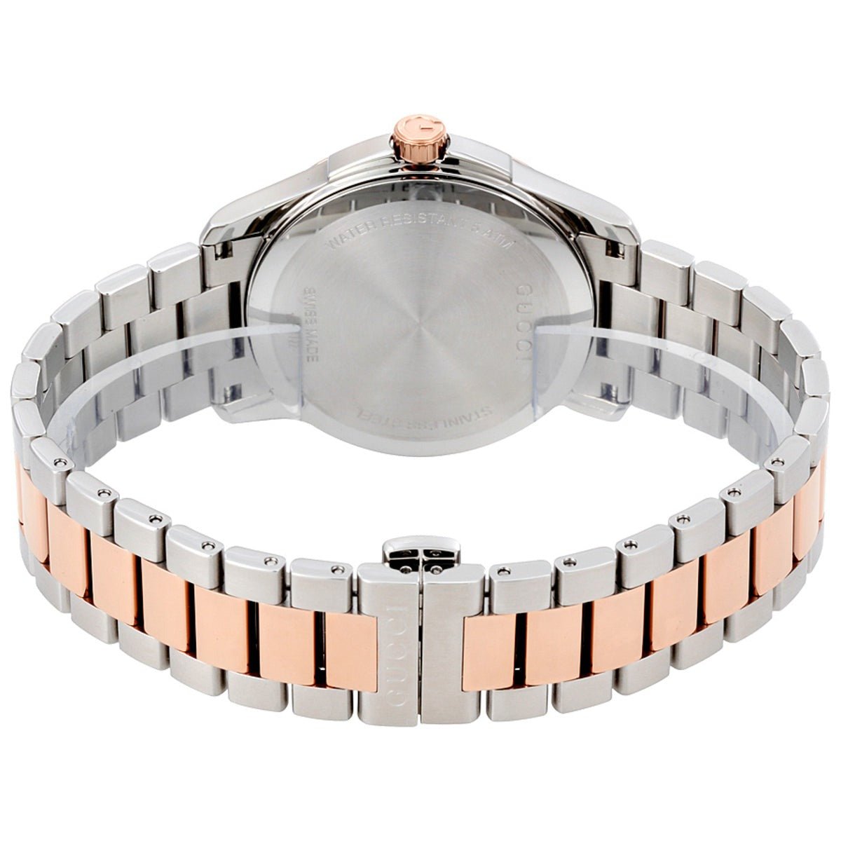  Shop Authentic Gucci G Timeless Grey Dial Two Tone Steel Strap Watch For Men - YA126446 - Luxxuri