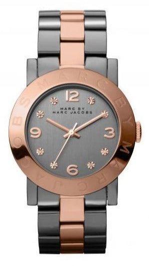  Shop Authentic Marc Jacobs Amy Grey Dial Two Tone Steel Strap Watch for Women - MBM8597 - Luxxuri