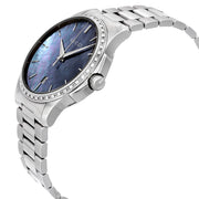  Shop Authentic Gucci G Timeless Diamonds Mother of Pearl Blue Dial Silver Steel Strap Unisex Watch - YA126458 - Luxxuri