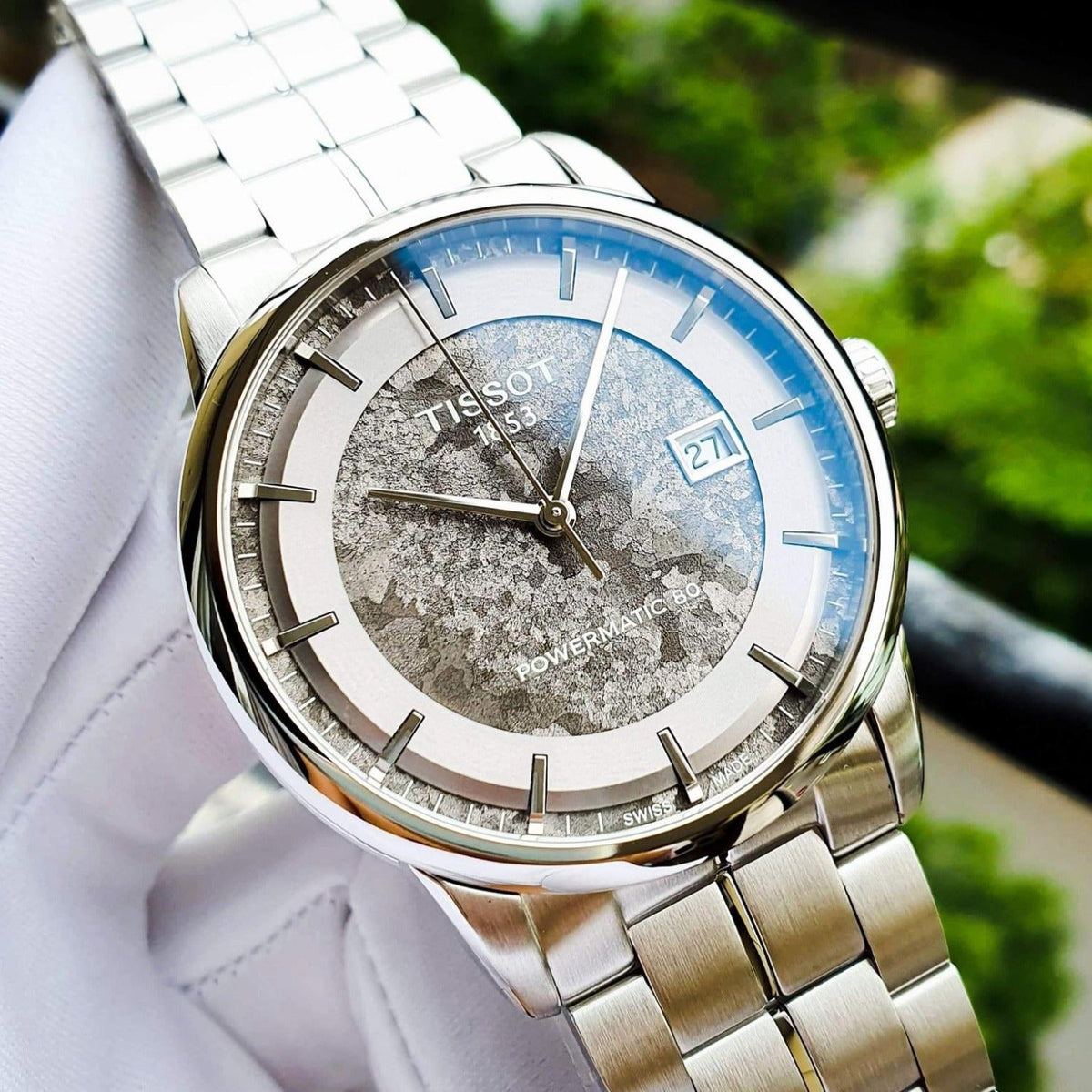  Shop Authentic Tissot Luxury Powermatic 80 Anthracite Grey Dial Silver Steel Strap Watch For Men - T086.407.11.061.10 - Luxxuri