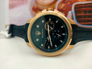  Shop Authentic Maserati SFIDA Chronograph Black Dial Black Rubber Strap Watch For Men - R851123008 - Luxxuri