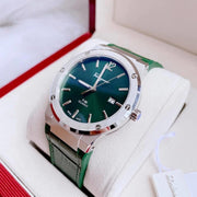  Shop Authentic Salvatore Ferragamo F-80 Classic Green Dial Green Leather Strap Watch for Men - SFDT00119 - Luxxuri