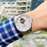  Shop Authentic Tissot Tradition Powermatic 80 Open Heart Silver Dial Two Tone Steel Strap Watch For Men - T063.907.22.038.01 - Luxxuri