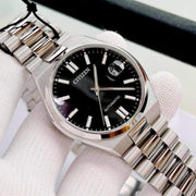  Shop Authentic Citizen Tsuyosa Automatic Black Dial Silver Steel Strap Watch For Men - NJ0150-81E - Luxxuri
