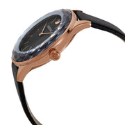  Shop Authentic Swarovski Octea Nova Grey Dial Grey Leather Strap Watch for Women - 5295358 - Luxxuri