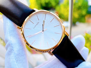  Shop Authentic Calvin Klein Posh Silver Dial Brown Leather Strap Watch for Men - K8Q316G6 - Luxxuri