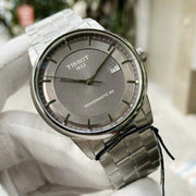  Shop Authentic Tissot Luxury Powermatic 80 Grey Dial Silver Steel Strap Watch for Men - T086.407.11.061.00 - Luxxuri