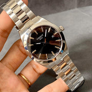  Shop Authentic Tissot Gentleman Black Dial Silver Steel Strap Watch For Men - T127.410.11.051.00 - Luxxuri