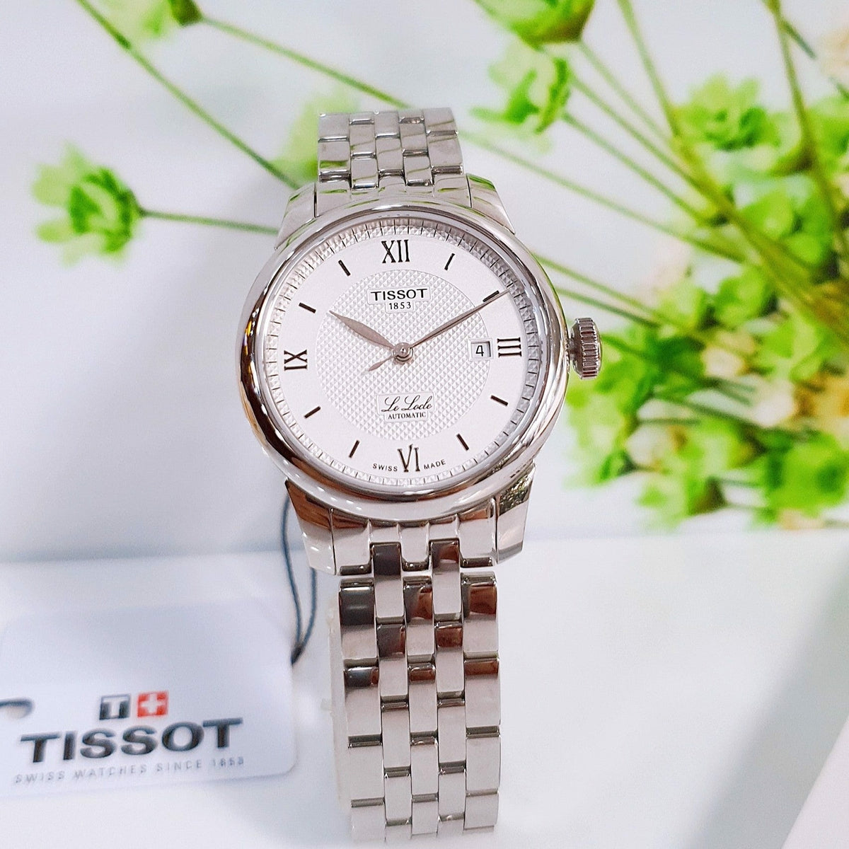  Shop Authentic Tissot Le Locle Automatic Silver Dial Silver Steel Strap Watch For Women - T006.207.11.038.00 - Luxxuri