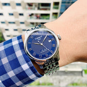  Shop Authentic Tissot Le Locle Powermatic 80 Blue Dial Silver Steel Strap Watch For Men - T006.407.11.043.00 - Luxxuri