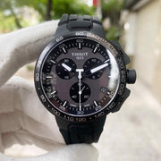  Shop Authentic Tissot T Race Cycling Chronograph Black Dial Black Rubber Strap Watch For Men - T111.417.37.441.03 - Luxxuri