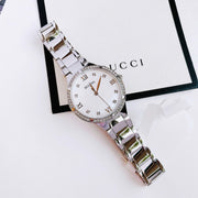  Shop Authentic Bulova Crystal Collection Mother of Pearl Dial Silver Steel Strap Watch for Women - 96L263 - Luxxuri