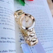  Shop Authentic Movado Bold Gold Dial Gold Steel Strap Watch For Women - 3600382 - Luxxuri