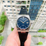 Shop Authentic Tissot PRX Powermatic 80 Blue Dial Blue Leather Strap Watch for Men - T137.407.16.041.00 - Luxxuri