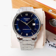  Shop Authentic Tissot Luxury Powermatic 80 Blue Dial Silver Steel Strap Watch For Men - T086.407.11.047.00 - Luxxuri