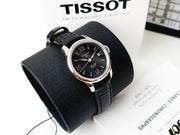  Shop Authentic Tissot Le Locle Automatic Lady Black Dial Black Leather Strap Watch for Women - T41.1.123.57 - Luxxuri