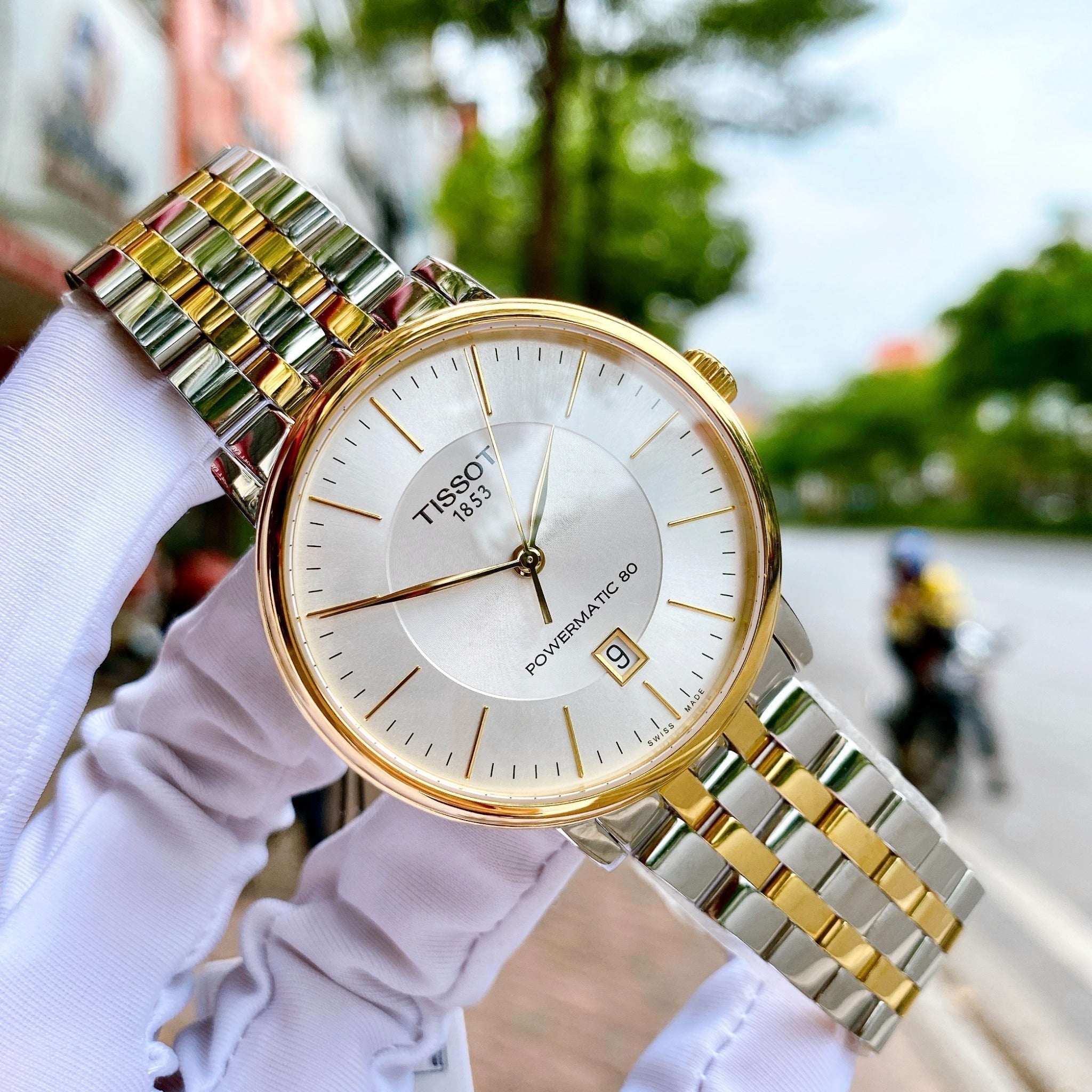 Shop Authentic Tissot Carson Premium Powermatic 80 White Dial Two Tone Steel Strap Watch For Men - T122.407.22.031.00 - Luxxuri