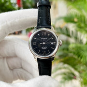  Shop Authentic Tissot Le Locle Automatic Lady Black Dial Black Leather Strap Watch for Women - T41.1.123.57 - Luxxuri