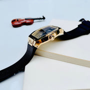  Shop Authentic Guess Phoenix Black Dial Black Rubber Strap Watch for Men - GW0386G3 - Luxxuri