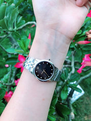  Shop Authentic Movado Museum Classic Black Dial Silver Steel Strap Watch For Women - 0606858 - Luxxuri