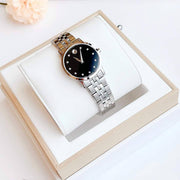 Shop Authentic Movado Museum Classic Black Dial Silver Steel Strap Watch For Women - 0606858 - Luxxuri