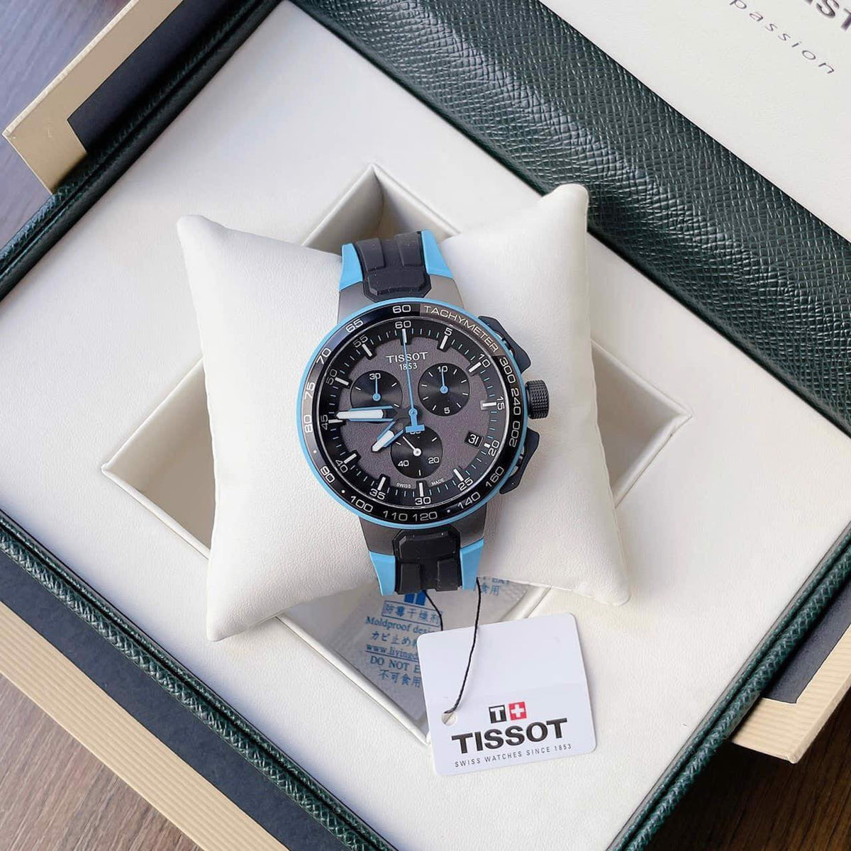  Shop Authentic Tissot T Race Cycling Chronograph Black Dial Two Tone Rubber Strap Watch For Men - T111.417.37.441.05 - Luxxuri