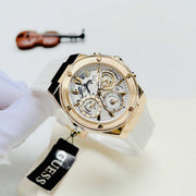  Shop Authentic Guess Athena White Dial White Rubber Strap Watch for Women - GW0409L2 - Luxxuri
