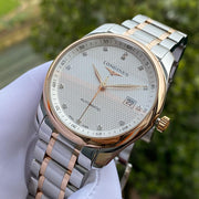  Shop Authentic Longines Master Collection Automatic 40mm Silver Dial Two Tone Steel Strap Watch for Men - L2.793.5.77.7 - Luxxuri