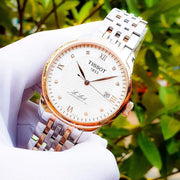  Shop Authentic Tissot Le Locle Automatic Cosc Silver Dial Two Tone Steel Strap Watch For Men - T006.407.22.036.00 - Luxxuri