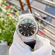  Shop Authentic Salvatore Ferragamo F-80 Black Dial Black Rubber Strap Watch For Men - SFHY00120 - Luxxuri