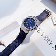 Shop Authentic Salvatore Ferragamo F-80 Classic Blue Dial Blue Leather Strap Watch for Men - SFDT00719 - Luxxuri