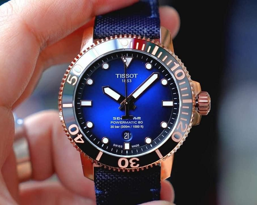  Shop Authentic Tissot Seastar 1000 Powermatic 80 Blue Dial Blue Nylon Strap Watch for Men - T120.407.37.041.00 - Luxxuri