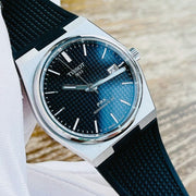  Shop Authentic Tissot PRX Powermatic 80 Black Dial Black Rubber Strap Watch for Men - T137.407.17.051.00 - Luxxuri