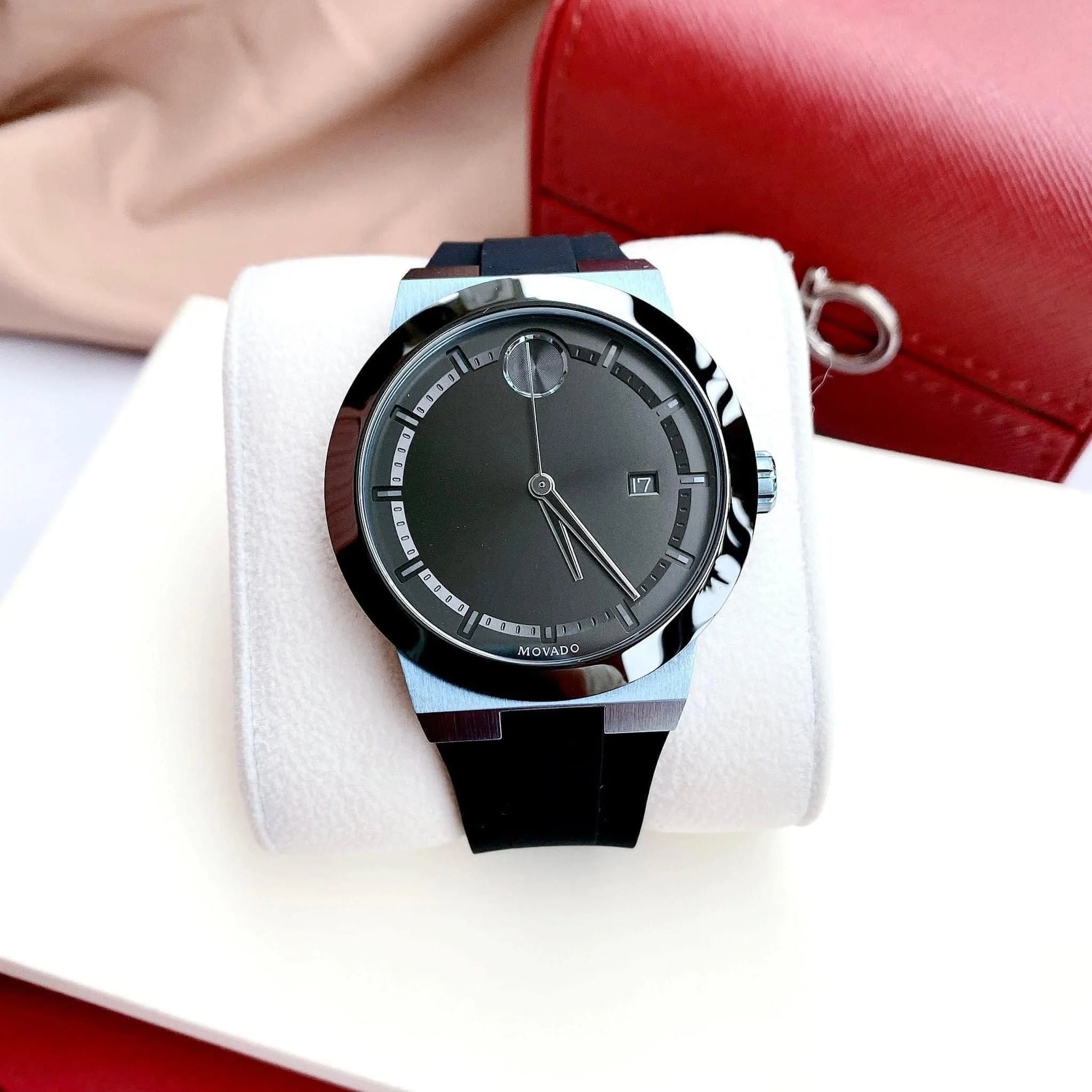  Shop Authentic Movado Bold Fusion Black Dial Black Rubber Strap Watch for Men - 3600626 - Luxxuri