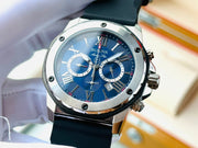  Shop Authentic Bulova Marine Star Blue Dial Black Silicone Strap Watch for Men - 98B258 - Luxxuri