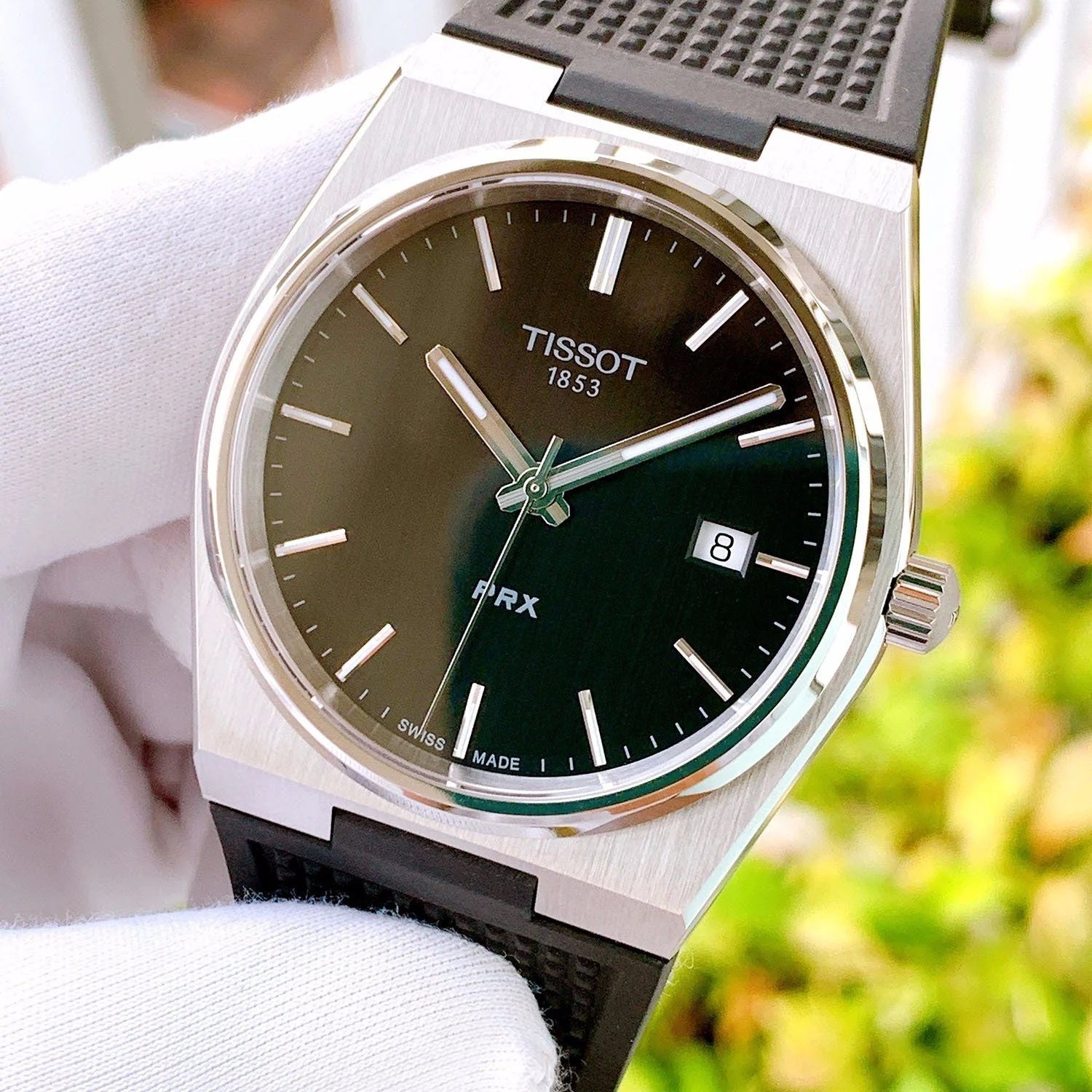  Shop Authentic Tissot PRX Black Dial Black Rubber Strap Watch For Men - T137.410.17.051.00 - Luxxuri
