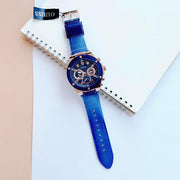  Shop Authentic Guess Poseidon Chronograph Blue Dial Blue Silicone Strap Watch For Men - GW0425G3 - Luxxuri