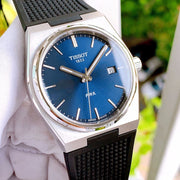  Shop Authentic Tissot PRX Blue Dial Black Rubber Strap Watch For Men - T137.410.17.041.00 - Luxxuri