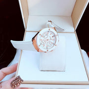  Shop Authentic Guess Athena White Dial White Rubber Strap Watch For Women - GW0030L3 - Luxxuri