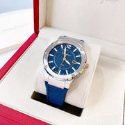  Shop Authentic Salvatore Ferragamo F-80 Blue Dial Blue Rubber Strap Watch For Men - SFHY01122 - Luxxuri