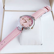  Shop Authentic Versace Audrey Quartz White Dial Pink Leather Strap Watch for Women - VELR00119 - Luxxuri