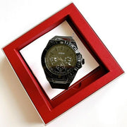  Shop Authentic Guess Zeus Multifunction Crystals Black Dial Black Silicone Strap Watch For Men - GW0208G5 - Luxxuri