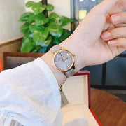  Shop Authentic Burberry The Classic Quartz Grey Dial Grey Leather Strap Watch For Women - BU10119 - Luxxuri
