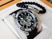  Shop Authentic Guess Trophy Multifunction Black Dial Black Rubber Strap Watch for Men - GW0333G1 - Luxxuri