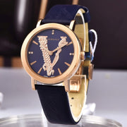  Shop Authentic Versace Virtus Quartz Blue Dial Blue Leather Strap Watch for Women - VEHC00419 - Luxxuri