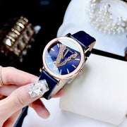  Shop Authentic Versace Virtus Quartz Blue Dial Blue Leather Strap Watch for Women - VEHC00419 - Luxxuri
