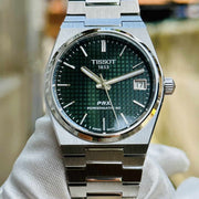  Shop Authentic Tissot PRX Powermatic 80 Green Dial Silver Steel Strap Watch for Men - T137.207.11.091.00 - Luxxuri