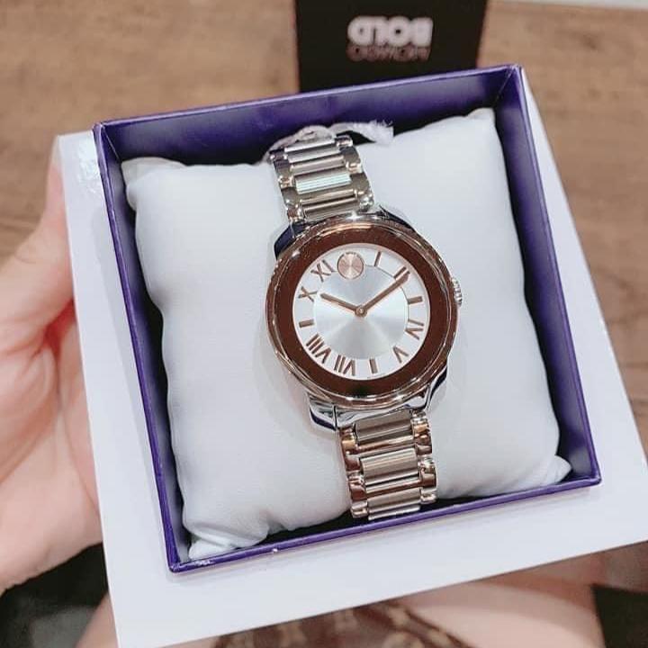  Shop Authentic Movado Bold Silver Dial Silver Steel Strap Watch for Women - 3600244 - Luxxuri